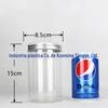 Fábrica atacado 8.5*15 garrafa de plástico PET frasco de plástico transparente grau alimentício frasco selado 750ml frasco