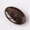 Pedra-sabão de cristal natural pedra bruta oval pedra de massagem para massagem nas costas, pedra semi-preciosa óleo essencial compressa quente pedra de energia