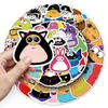 50 piezas de mi juego de pegatinas de mi mascota POU, popular personaje de desarrollo transfronterizo, pegatinas decorativas impermeables para cuadernos Guka