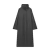 Atacado de Roupas Femininas Transfronteiriço: Casaco Trench Coat Longo de Lã Dupla Face com Gola Alta Estilo Europeu e Americano para Mulheres com um Toque de Socialite de Alto Nível