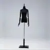 Accesorios para Maquetas de Vestidos de Novia, Escaparate de Tienda de Ropa Femenina, Maniquí de Cuerpo Entero Blanco y Negro, Soporte de Exhibición para Vestidos
