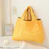 Nuevo Stock Bolsa de Compras de Dibujos Animados Japoneses 210D Plegable Ecológica Tote Muñeca Bolsa de Compras Oversized