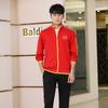 Traje Esportivo Pai-Filho Roupa Esportiva Treinador de Natação Casaco de Manga Longa Uniforme Escolar Estudante Uniforme de Grupo Impressão