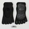Modelo nuevo 2026 toetox mismo estilo calcetines de yoga de cinco dedos con espalda descubierta para mujer ejercicio de fitness en interiores calcetines de dedos divididos Pilates