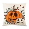 Nueva Funda de Cojín de Halloween Funda de Almohada Regalo para el Hogar Cojín de Sofá Coche Mesita de Noche Funda de Cojín de Lino
