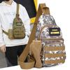 Bolsa de Cintura Camuflada Masculina, Bolsa Transversal Multifuncional, Bolsa Transversal Camuflada Casual Versátil, Bolsa de Cintura para Celular e Moedas
