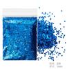 Brillantina de uñas, purpurina ultrafina, purpurina, lentejuelas brillantes, 1 mm, traje azul, esmalte de uñas, pegamento, joyería, transfronterizo