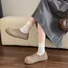 Zapatos para Mujer Estilo Birkenstock Little Potato 2026 Primavera Nuevos Mocasines de Cobertura Total para Mujeres Embarazadas Zapatos de Deslizamiento Individual Zapatos para Mujer