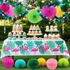 Abanico de Papel Flor Bola de Papel Decoración Colgante Manualidades Traje Carnaval Fiesta de Cumpleaños Fondo de Ambiente Bola de Panal Decoración