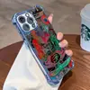 Arte Abstracto Extremista Nicho Funda para Teléfono Iphone17 Funda Transparente Anticaídas Airbag Apple 14 Estilo Europeo y Americano