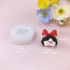 Molde de Silicone para Gesso Aromaterapia Princesa Porquinha Molde Decorativo de Chocolate Dobrado Açúcar Decorativo Molde Decorativo para Saída de Ar DIY