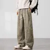 Nova coleção de primavera e outono: calças masculinas casuais, plus size, de corte reto, com estampas tie-dye estilo americano, modelagem solta e design versátil, esportivo, de perna larga