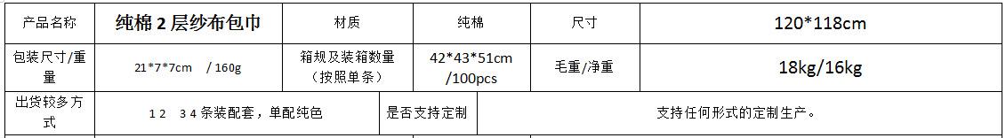 纯棉印花包巾