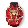 Sudadera con Estampado de Telaraña Digital 3D Anime Cosplay Pulóver Ropa Exterior Europea Americana Transfronteriza Otoño Invierno Sudadera Holgada