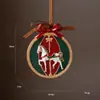 Novos Produtos Transfronteiriços Meias com Sino Tridimensional Cavalo Vermelho Pingente de Resina Enfeites de Árvore de Natal Decoração de Feriado Presentes