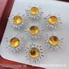 Caja Mágica Mariposa de Diamante Calabaza Corazón Flor Redonda Multicolor Ocho Agujeros Separadores Cuentas DIY Pulsera de Cuentas Accesorios para Collares