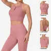 Chaleco de Yoga de Alta Gama para Mujer con Tirantes Finos, Hermoso Diseño en la Espalda, Top con Sujetador Push-Up, Usable como Ropa Exterior, con Almohadillas en el Pecho, Sujetador Deportivo a Prueba de Impactos