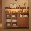 Aparador, Gabinete de Almacenamiento Integrado para Montar en Pared, Gabinete de Almacenamiento para Sala de Estar, Gabinete de Almacenamiento de Gran Capacidad, Gabinete Doméstico para Preparación de Comidas, Gabinete de Té