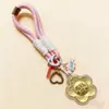 Llavero Flor de Dinero Dorado Shuibei, Colgante para Teléfono, Adorno para Bolso, Set en Caja de Regalo, Regalo para Novia, Recuerdo de Evento