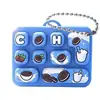 Teclado de alívio de estresse pequeno de 9 teclas transfronteiriço, chaveiro criativo de pressionar com a ponta do dedo, pingente de mochila, mini brinquedo infantil