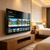 Televisor Inteligente 4K Ultra Alta Definición de Red 50/65/75 Pulgadas TV para Hogar Hotel Pantalla de Visualización Personalizada Venta al por Mayor Exportación