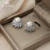 Joyería Ai Tong: Pendientes de Perla Elegantes y de Moda, Pendientes Exquisitos Brillantes de Alta Gama, Suaves y Versátiles, Pendientes Sencillos