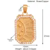K93 Accesorios para Joyería DIY Estilo Europeo y Americano Color Luna Estrella Polar Arcoíris Zircón Colgante