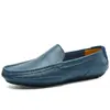 Zapatos para Hombre Tallas Grandes Primavera y Otoño 2025 Nuevos Zapatos Casuales para Hombre Zapatos de Piel Estilo Coreano Talla Grande Suela Suave Zapatos Perezosos de Frijol Zapatos para Hombre