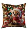 Fronteiriço Novo Capa de Almofada Natal Estampado Sofá Capa de Almofada Decorativa Sala de Estar Quarto Capa de Almofada Presente de Feriado