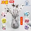 Flores de Algodón Secas, Ramos de Flores de Ceiba Simuladas, Flores Eternas, Accesorios de Fotografía DIY, Decoración del Hogar para Año Nuevo y Navidad Flores Artificiales