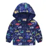 Chaqueta para niños y niñas, primavera y otoño, gorro fino, camisa con cremallera de moda bonita para bebés, abrigo para niños
