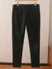 Pantalones Casuales para Hombre para Otoño e Invierno, Gruesos de Color Sólido, Amigables con la Piel, Suaves, de Cintura Media, Pierna Recta Largos 3Y347