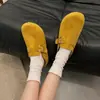 Zapatos Birkenstock de Suela Gruesa, Medias Pantuflas de Suela Blanda para Aumentar la Altura, Nuevas Pantuflas Retro de Dedo para 2025, Slip-Ons para Uso Exterior