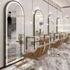 Espejo de barbería Espejo de salón de celebridad de Internet conjunto de gabinete de espejo espejo de pared de un solo lado para cortar el pelo espejo para permanente y tinte de salón