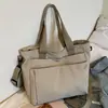 Bolso de Lona Simple y Elegante, Bolso Tote Versátil, Bolso de Hombro Casual para el Día a Día, Bolso Cruzado Nuevo Primavera 2026, Transfronterizo