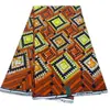 Tela Super Cera Naranja Suave Tela de Cera Africana