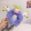 Tiara de Pelúcia Vit Monster para Cabelo, Pequeno Livro Vermelho, Celebrante da Internet, Acessórios para Cabelo, Boneca Feia Engraçada e Engraçada, Lavagem Facial, Tiara para Cabelo, Pacote de Cabelo