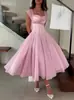 Nuevo Vestido de Estilo Europeo y Americano 2025 con Cintura Ceñida y Falda Acampanada para Mujer, Vestido Largo Blanco y Rosa de Temperamento Suave Francés para Verano