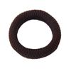 Toalla de pelo con textura tejida sin costuras, gruesa y engrosada, banda de goma para cola de caballo alta de 5,5 cm para mujer