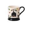 Taza de cerámica con forma de gato travieso y lindo, taza de café para el hogar, taza creativa, regalo de cumpleaños para novias, taza para pareja