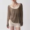 Yoyo Recomienda Ropa Deportiva de Secado Rápido para Mujer 2025 Nuevas Camisetas de Yoga Ropa de Entrenamiento de Manga Larga para Mujer