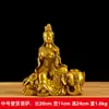 Latão Manjushri Pusien Bodhisattva Buda Ornamentos Guanyin Grande Bumih Buda Artesanato Caseiro Proprietário da Loja Recomenda