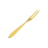 Cuchillo y Tenedor para Postre Estilo Occidental de Acero Inoxidable 304, Cuchillo y Tenedor para Pastel, Cuchillo y Tenedor para Frutas, Cuchillo y Tenedor para Pastel de Luna, Tenedor de Dos Púas, Cuchillo para Mantequilla