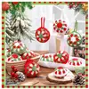 Nueva Estación Independiente Europea y Americana Moda Navideña Bola de Navidad Pura Hecha a Mano Tejida Decoración de Fiesta Adornos Colgantes para Comercio Exterior Transfronterizo