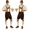 8601# Código Uniforme Hansel Oktoberfest Alemão Bávaro Masculino Pacote de Cerveja