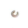 Pinzas para Orejas Retro Estilo Hong Kong con Perlas en Forma de C, Simples y de Moda para Mujeres sin Perforaciones, Exquisitos Pinzas para Cartílago, Aretes de Lujo Ligero y de Gama Alta