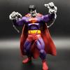 Super-herói Justiça United Meng Steel Bones Batman Batalha Superman Móvel Modelo Boneca Ornamentos
