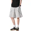 Pantalones Cortos de Secado Rápido Estilo Americano Dopamina para Hombres y Mujeres, Pantalones Ligeros de Cinco Puntos para Exteriores de Verano, Pantalones Cortos Deportivos Retro Línea Hasselblad