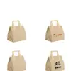 Bolsa de Aislamiento No Tejida Desechable para Repostería, Postres, Horneado y Almacenamiento en Frío, Empaque Espesado para Llevar con Asa