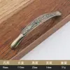 Tiradores Estilo Chino en Color Bronce Antiguo para Puertas y Cajones de Armario, Tiradores Europeos Estilo Bronce Antiguo Rojo, Tiradores Retro para Muebles de Gabinete Estilo Americano